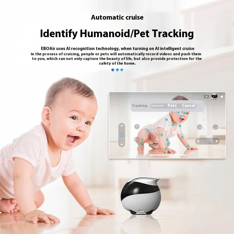 New Enabot EBO Air EBO SE Intelligent Robot Wireless Camera Robot Remote Monitoring Pet Companion Robot Real Time Control Home