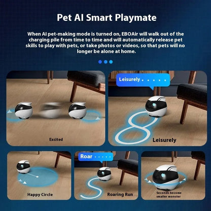 New Enabot EBO Air EBO SE Intelligent Robot Wireless Camera Robot Remote Monitoring Pet Companion Robot Real Time Control Home
